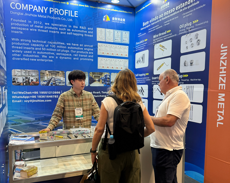 Dongtai Jinzhize présente ses solutions de fixation au FEIMEC 2026 au Brésil